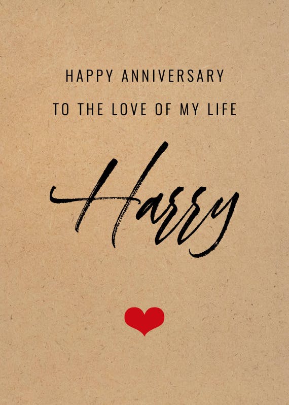 Anniversary - anniversary card