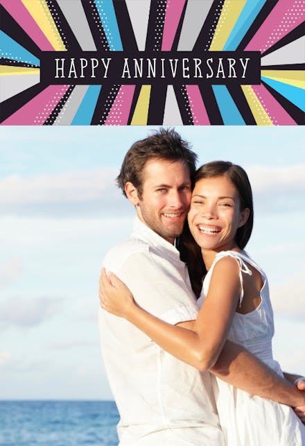 Anniversary Doodle - Happy Anniversary Card