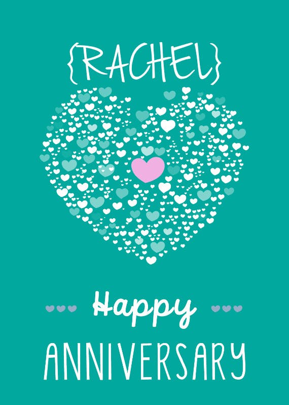 Anniversary wishes - happy anniversary card