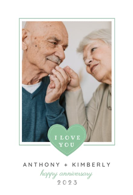 Big Heart - Happy Anniversary Card