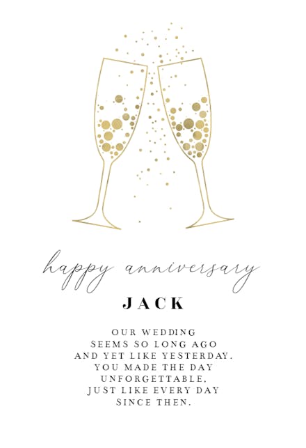 Drink Clink - Happy Anniversary Card