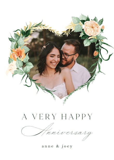 Indian Summer Love - Happy Anniversary Card | Greetings Island