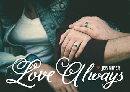 Love Always - Love Card