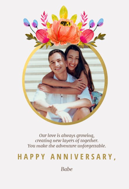 Best Years - Happy Anniversary Card (Free) | Greetings Island