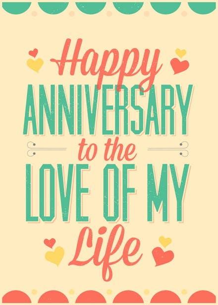 Anniversary Cards | Free Printable Templates