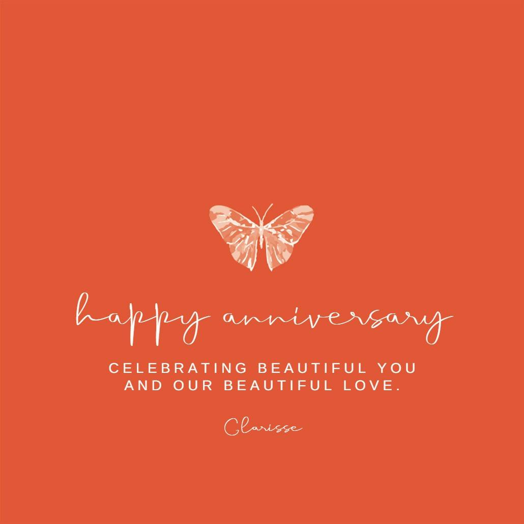 Naturally - anniversary card