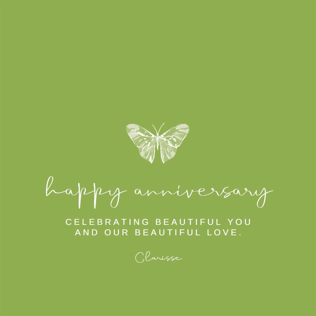 Naturally - anniversary card
