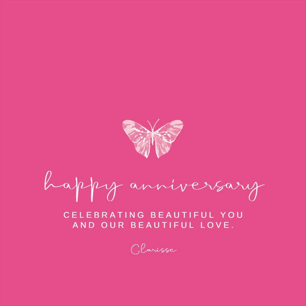 Naturally - anniversary card