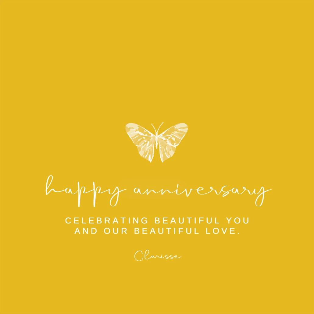 Naturally - anniversary card