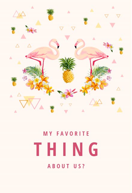 Passion Pink - Happy Anniversary Card