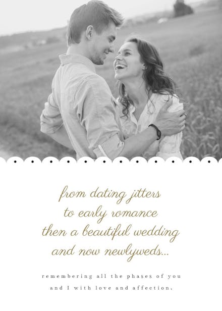 Romantic phase - happy anniversary card