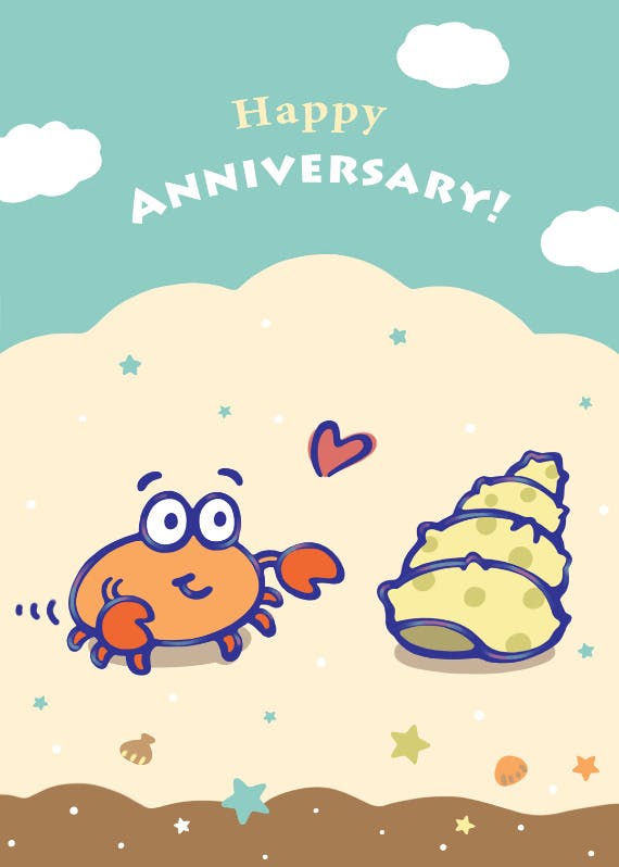 When i found you - happy anniversary card