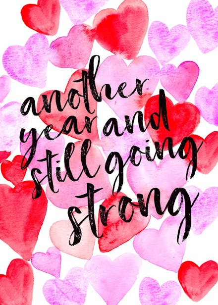 Who'd a thunk it - happy anniversary card