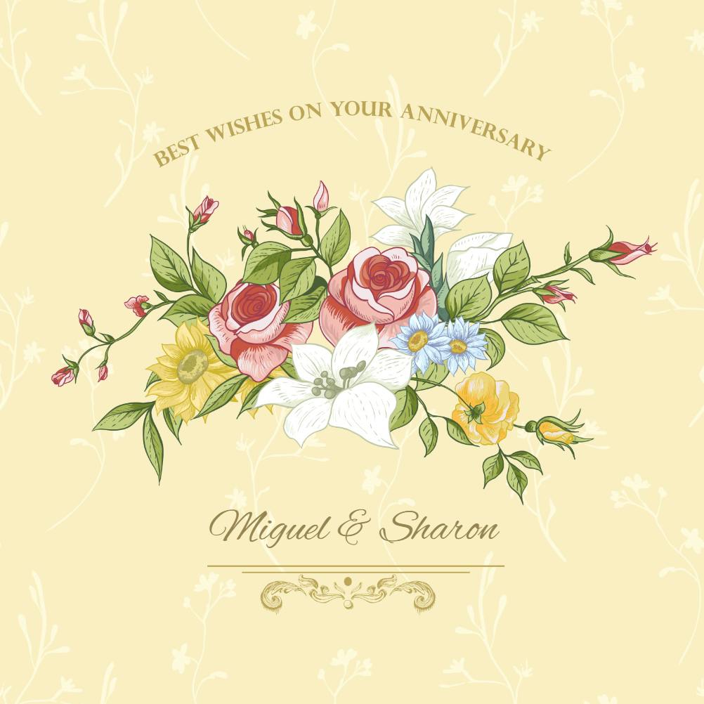 Your special day - happy anniversary card