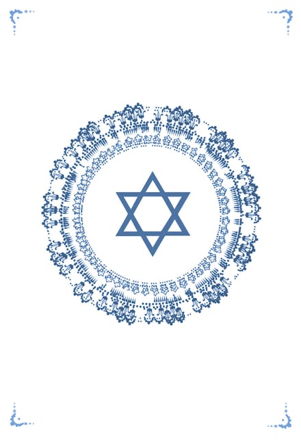 Yamaka Decoration - Bar Mitzvah & Bat Mitzvah Card