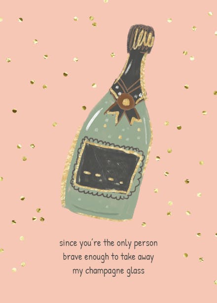 Designated diva - bridesmaid card