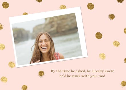 Double trouble - bridesmaid card