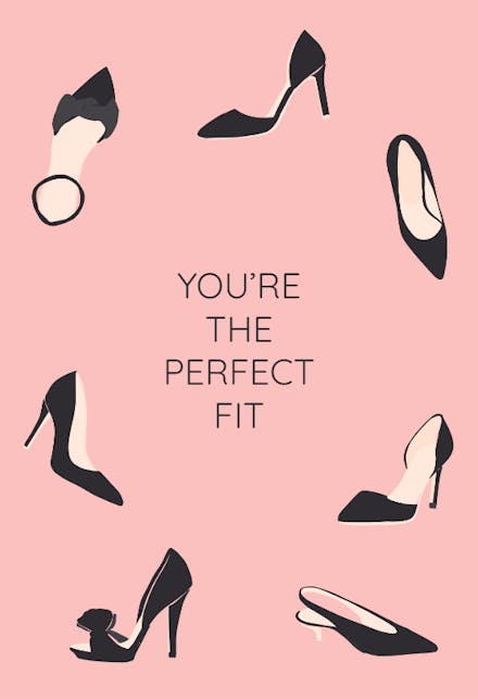 Fancy Feet - Bridesmaid Card