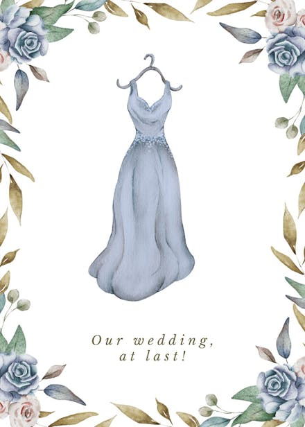 Hers and his - bridesmaid card