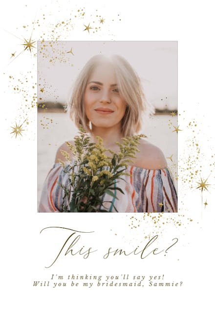 In Person - Tarjeta Dama de honor