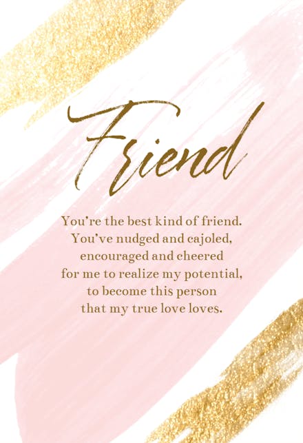 Pastel Strokes - Bridesmaid Card