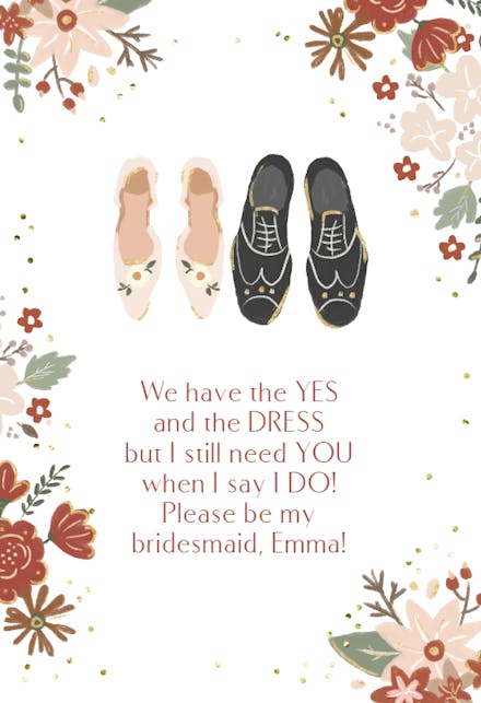 Pumped Up - Tarjeta Dama de honor