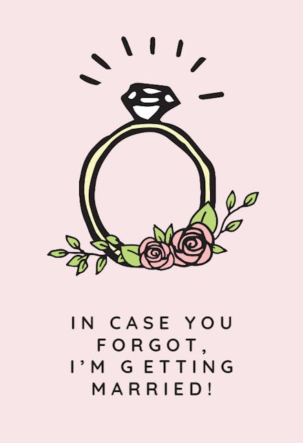 Ring Bling - Bridesmaid Card