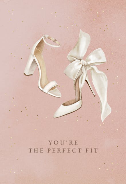 Shoe Show - Bridesmaid Card