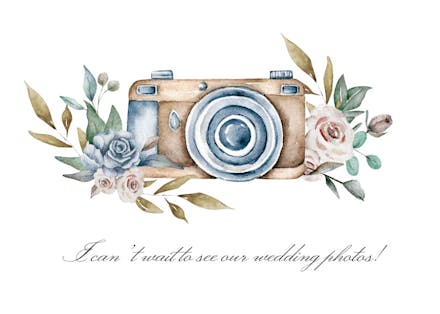 Shutterbug - bridesmaid card