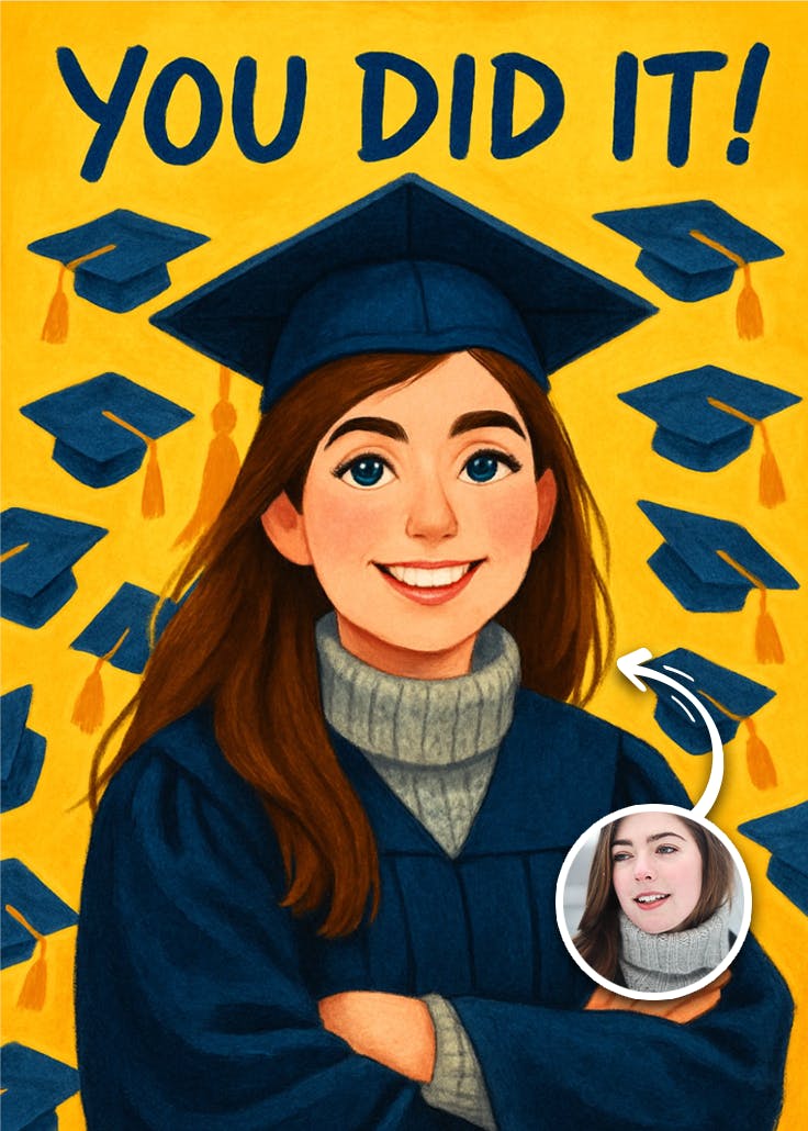 Bright future - graduation card