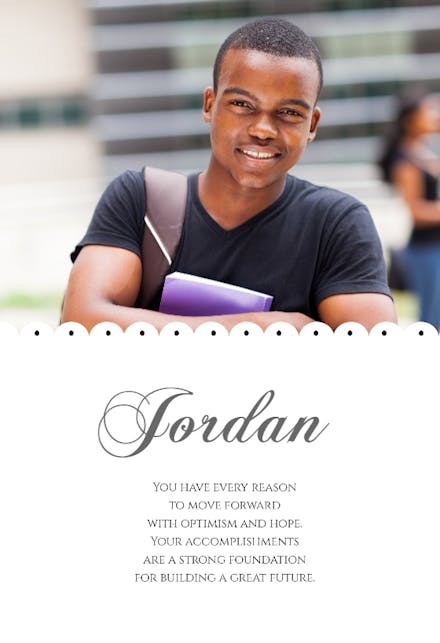 Forward Focus - Graduation Card