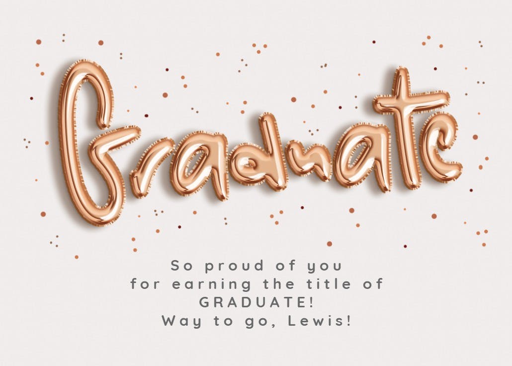 Grad vocab - graduation card