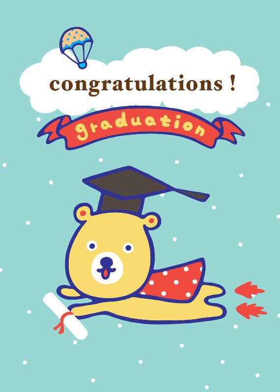 Graduation - tarjeta de felicitación