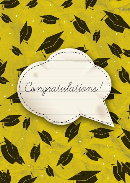 Graduation - graduation card