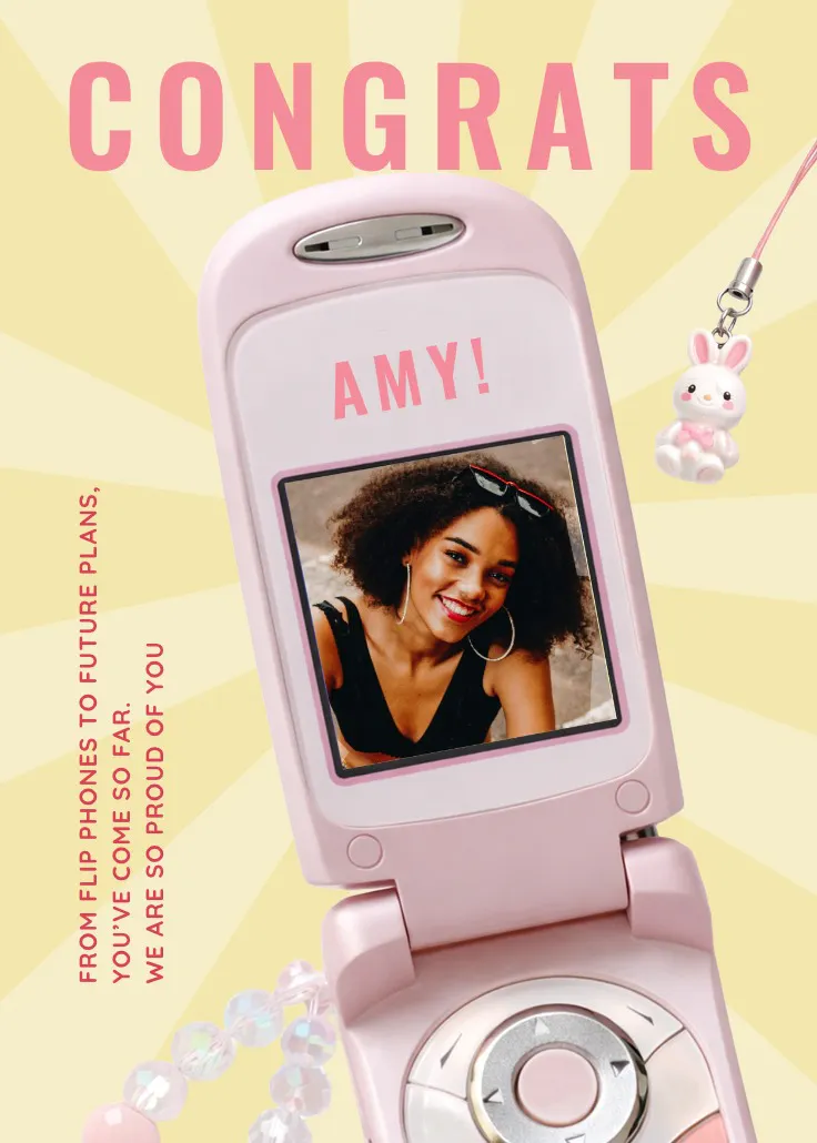 Graduation ringtone - tarjeta de graduación