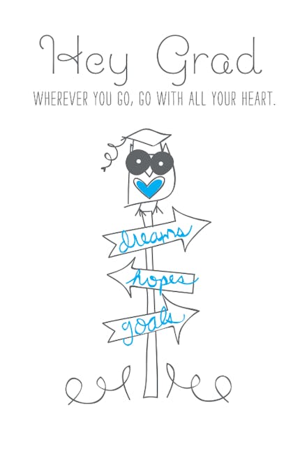 Heart choose - Graduation Card