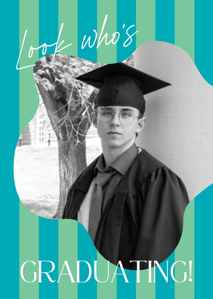 Introducing the graduate - carte de remise de diplôme