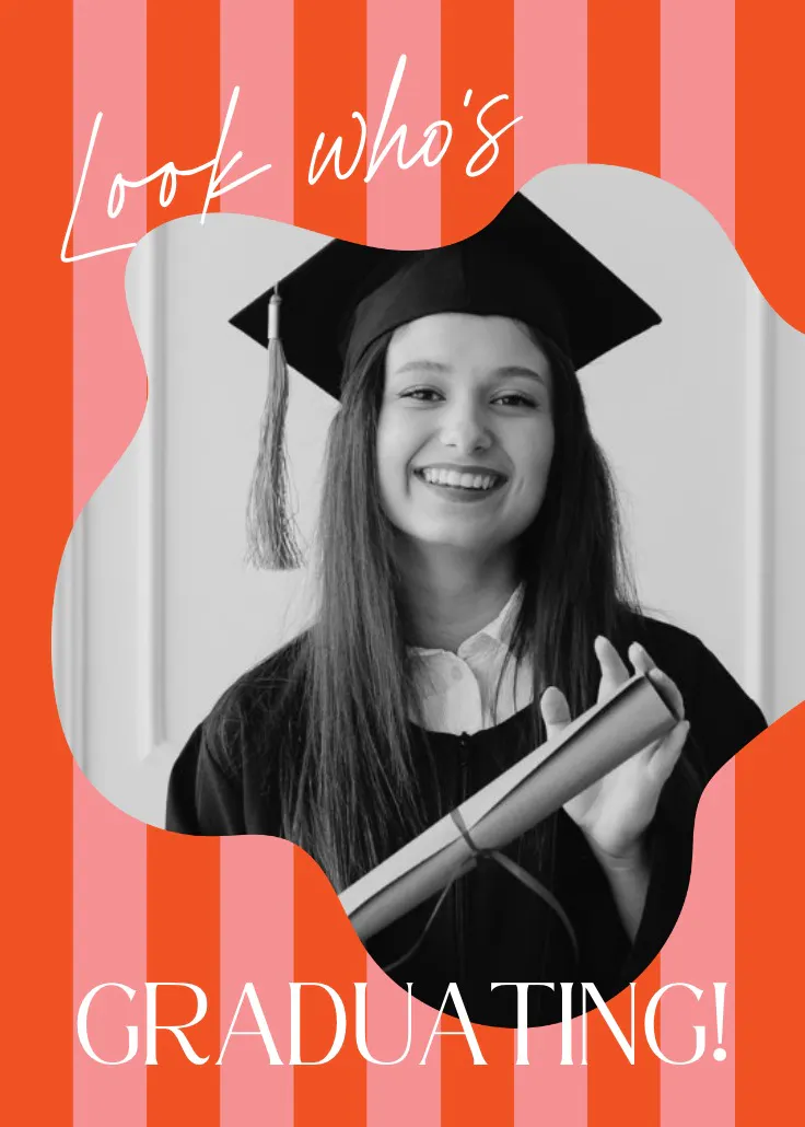 Introducing the graduate - carte de remise de diplôme
