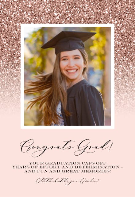Shining Success - Graduation Card
