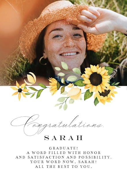 Sunny Day - Congratulations Card