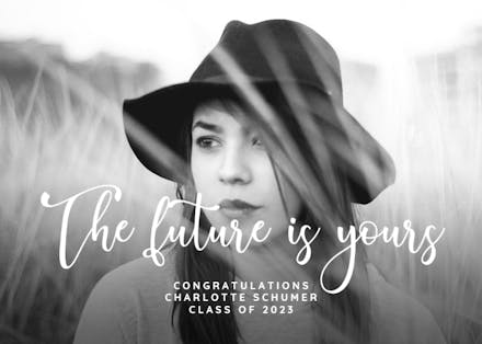 The Future is Yours - Graduation Card