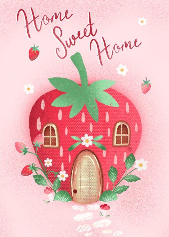 Berrylicious home -  tarjeta de casa nueva gratis