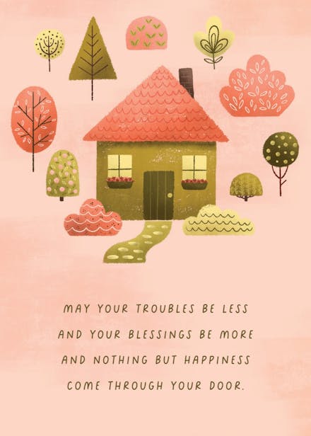 Cozy pink - card for all occasions