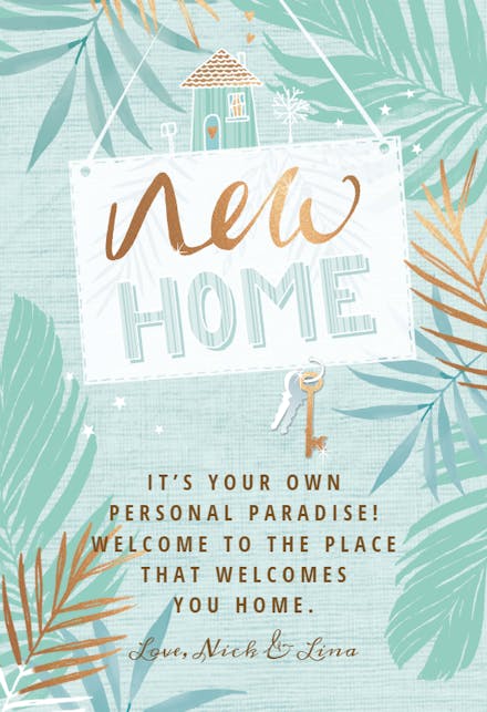 Paradise Estate - New Home Card