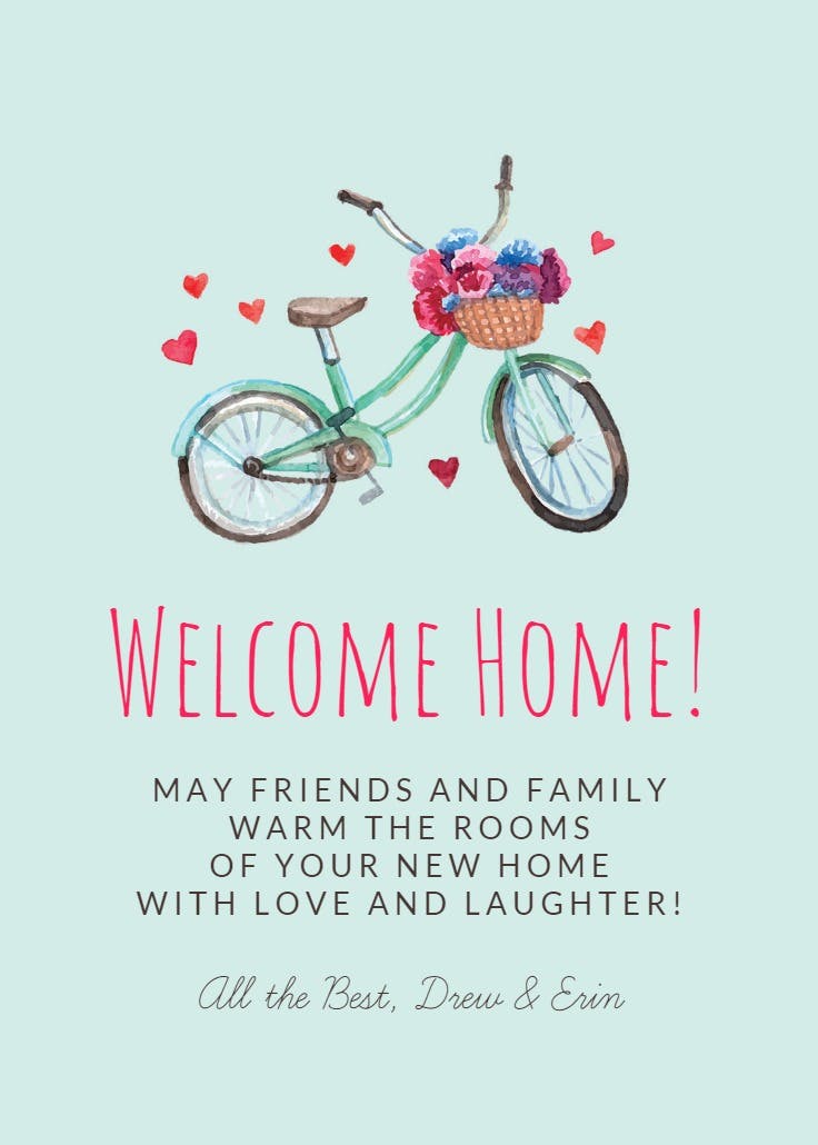 Pedal parking - new home card