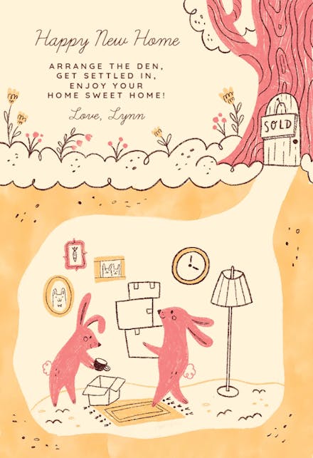 Snug & Sweet - New Home Card