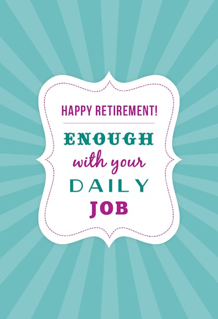 Free Free Retirement Card Svg Free SVG PNG EPS DXF File