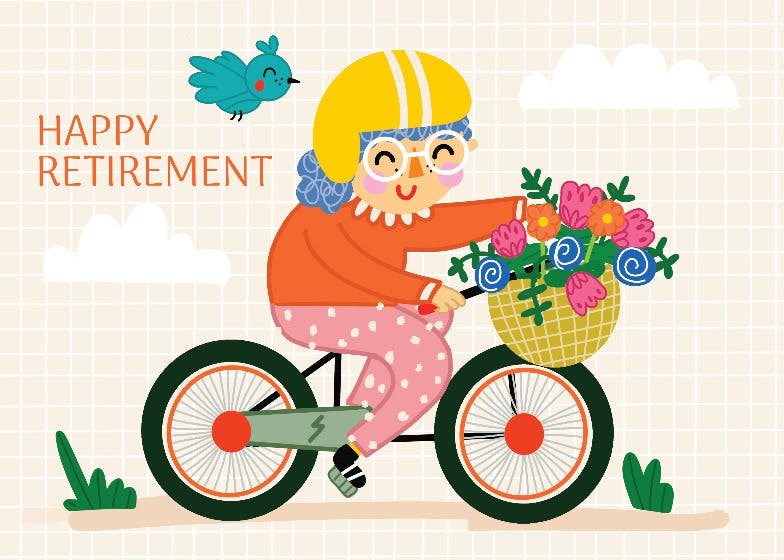 Freedom vibes - retirement card