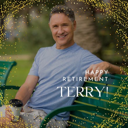 Happy endings - retirement card