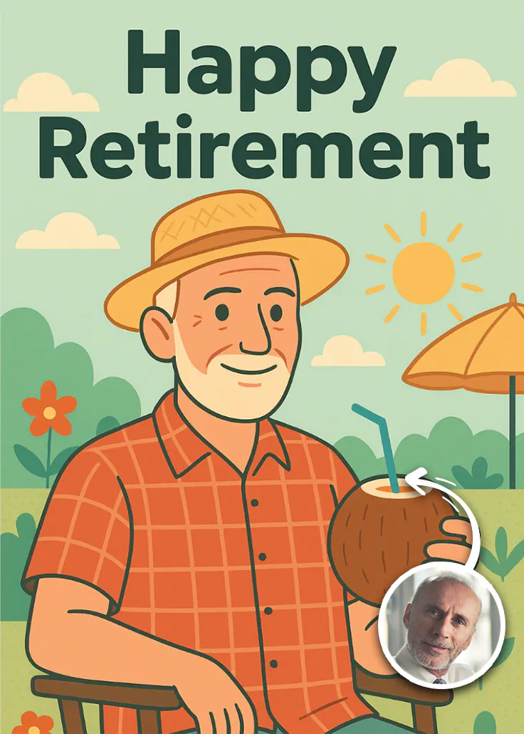 Relax and enjoy - retirement card